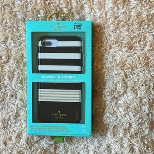 NIB Kate Spade Stripe iPhone Case